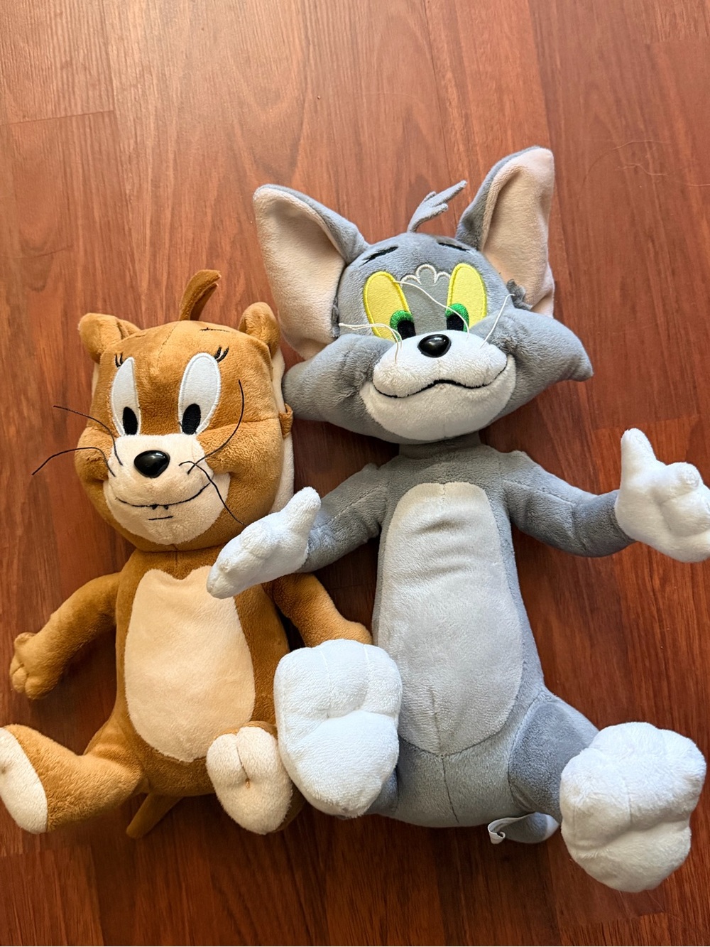 Tom & Jerry Plush Character Duo - Gray and Brown Soft Stuffed Animals